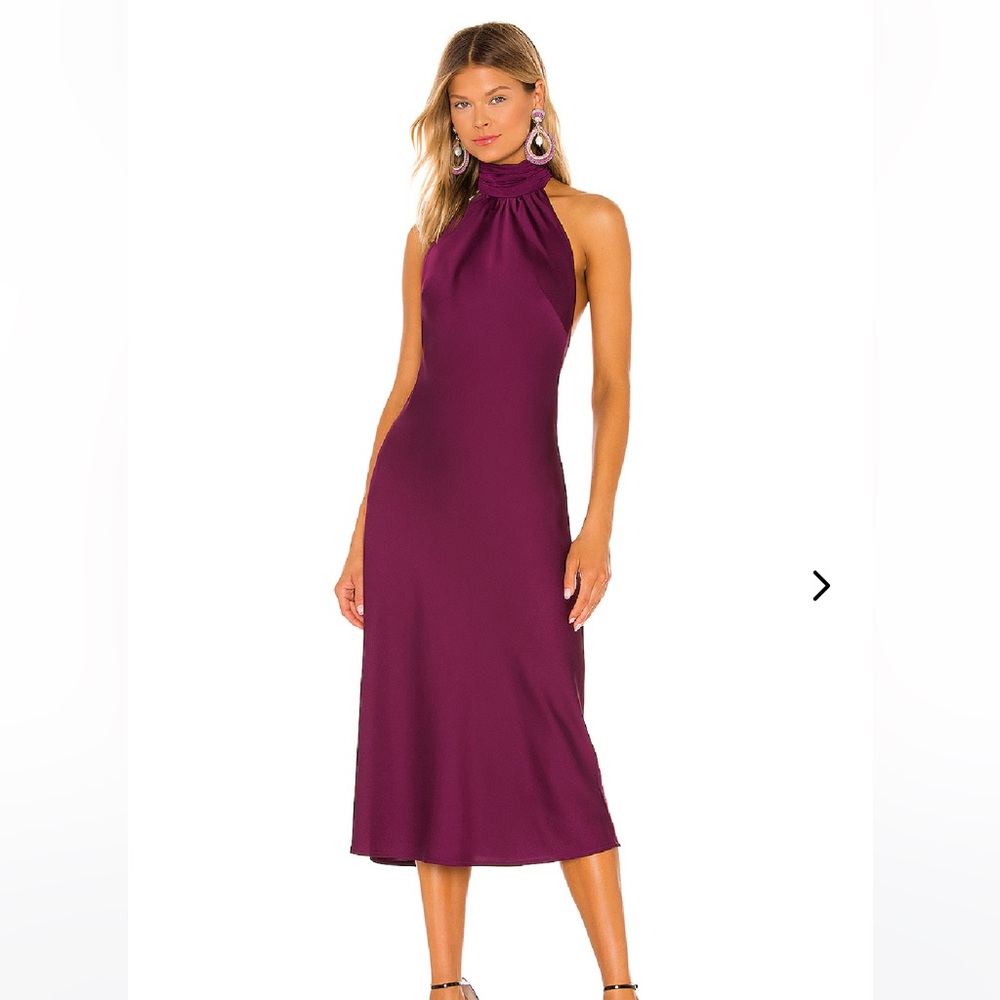 Lovers + Friends Purple Midi Dress